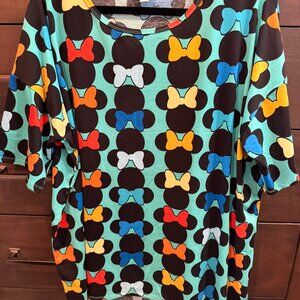 LuLaRoe Disney Minnie Mouse - 'Irma' Tunic - 2XL